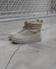 Жіночі уггі с Галошами Бежеві Замш Унісекс UGG Classic Mini Lace-Up Beige Suede (38, бежевий) - изображение 3