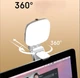 Селфи-лампа F622 LED с магнитным держателем MagSafe, 3 режима света, аккумулятор 1000 мАч, USB Type-C - изображение 8
