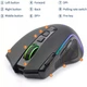 Мышь беспроводная игровая с аккумулятором и подсветкой 2,4gHz + Bluetooth E-YOOSO X11 Pro Black - изображение 4