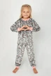 Тепла піжама для дівчинки Stylebaby (2618-26сер) Зріст 128 см Сірий - зображення 1
