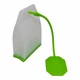 Ситечко для заваривания чая Tea Strainer "Пакетик", силиконовое, салатовое. - изображение 1