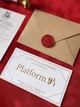 Тематичний Подарунковий конверт Гаррі Поттер Запрошення на свято Harry Potter та квиток до Гоґвортсу - зображення 4