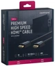 Кабель монітора-сигнальний ClickTronic HDMI M/M 5.0m v2.0 4K@60Hz D=6.0mm Casual Cu синій(75.07.0305) - изображение 10
