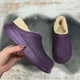 Сабо кроксы женские Dago Style темно-фиолетовые без задника на меху 40 р (25,5-26 см) 2879 - изображение 6