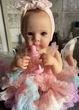 Реалистичная кукла Реборн Reborn Бетти Bettie 50см девочка анатомическая винил силикон новороженная младенец Betty пупс в платье - изображение 3
