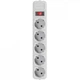 Сетевой фильтр питания Maxxter SPM5-G-15G grey, 4.5 м кабель, 5 розеток (SPM5-G-15G) - изображение 4