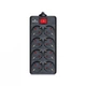 Сетевой фильтр питания REAL-EL REAL-EL RS-8 PROTECT, 3m, black (EL122300022) - изображение 1