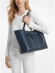 Набор сумка шоппер + кошелек женский из натуральной кожи Michael Kors 748494982 Синий (1159846026) - изображение 2