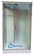 Гидромассажный бокс Ko&Po 715 120x80 см White прямоугольный на низком поддоне, правосторонний, матовое стекло, раздвижная дверь - изображение 3