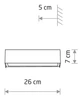 Бра Nowodvorski NW-6345 Straight wall white XS - изображение 7