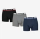 Набор мужских боксеров анатомических трусов Bench Underwear Boxer Shorts 3 шт в наборе, размер S, черные, серые, синие - изображение 1
