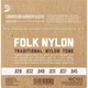 Струны для классической гитары D'Addario EJ32 Folk Ball End Silver Wound/Black Nylon Trebles - изображение 2