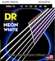 Струны для акустической гитары DR NWA-10 Hi-Def Neon White K3 Coated 10/48 - изображение 1