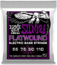 Струны для бас-гитары Ernie Ball 2811 Cobalt Slinky Flatwound 55/110 - изображение 1