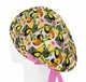 Медицинская шапочка женская HeadwearUniverse универсальная принт Туканы с ананасами - изображение 2