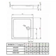 Душовий піддон Radaway Doros C Compact 900x900x115 Білий (SDRC9090 05) - изображение 3