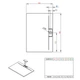 Душовий піддон Radaway Giaros D 1400x900x40, білий - изображение 4