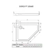 Душовий піддон Radaway Doros PT 1000Rx800x50 (SDRPT1080 01R) - изображение 3