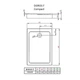 Душовий піддон Radaway Doros F Compact 1400x800x120, білий - изображение 3