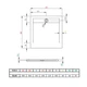 Душовий піддон Radaway Teos C 900x900x40, сірий - изображение 3