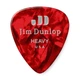 Медиаторы Dunlop 483P09HV Genuine Celluloid Classic Red Pearloid Heavy Player's Pack (12 шт.) - изображение 2