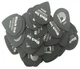 Медиаторы D'Addario 3DBK2 Planet Waves Duralin Black Ice Player's Pack 0.50 mm (10 шт.) - изображение 3