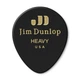 Медиаторы Dunlop 485P03HV Genuine Celluloid Teardrop Black Heavy Player's Pack (12 шт.) - изображение 2