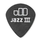 Медиатор Dunlop 4820 Tortex Pitch Black Jazz III Guitar Pick 0.50 mm (1 шт.) - изображение 2