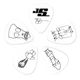 Медиаторы D'Addario 1CWH6-10JS Joe Satriani Signature Guitar Picks 1.0 mm (10 шт.) - изображение 2