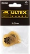 Медиаторы Dunlop 433P1.0 Ultex Sharp Player's Pack 1.0 mm (6 шт.) - изображение 1