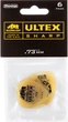 Медиаторы Dunlop 433P0.73 Ultex Sharp Player's Pack 0.73 mm (6 шт.) - изображение 1