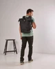 Роллтоп рюкзак трансформер, Rolltop Backpack черный - изображение 6
