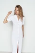Сукня в рубчик поло Zara 0085/630 S Біла (00085630250S) - зображення 1