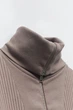 Сукня в рубчик міді Zara 0858/307 XS Коричнева (00858307706XS) - зображення 6