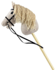 Koń na kiju Milly Mally Hobby Light Grey (6626) (5907090700825) - obraz 2