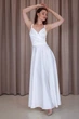 Длинное белое платье на розпись или летнюю свадьбу FirstWoman XS белый 43406376 - изображение 3