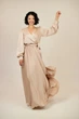 Длинное светлое платье большого размера FashionYouWant XXL бежевый 43372380 - изображение 2