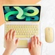 Чохол із клавіатурою та мишкою для Apple iPad Pro 13m4 (2024) Yellow - зображення 1