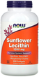 Харчова добавка Now Foods Соняшниковий лецитин 1200 мг 200 капсул (733739023131) - зображення 1