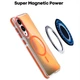 Чохол Omeve Chameleon для Samsung Galaxy S25 Edge з підтримкою MagSafe та шнурком orange - зображення 4