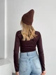 Жіночий теплий трикотажний гольф Uaclothes 50-52 Коричневий (like35580-160001358) - изображение 7