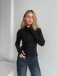 Жіноча тепла кофта на змійці Uaclothes 42-44 Чорний (like35587-160081349) - изображение 5