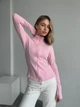 Жіноча тепла кофта на змійці Uaclothes 46-48 Рожевий (like35588-160091350) - изображение 5