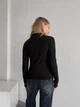 Жіноча тепла кофта на змійці Uaclothes 42-44 Чорний (like35587-160081349) - изображение 7