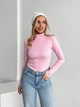 Жіночий теплий трикотажний гольф Uaclothes 46-48 Рожевий (like35579-159991350) - изображение 2