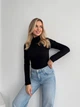 Жіночий теплий трикотажний гольф Uaclothes 46-48 Чорний (like35577-159971350) - изображение 3