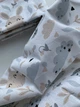 Пелюшка ситцева 110 х 100 см Сова і зайчик - зображення 2