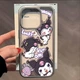 Силиконовый чехол Kuromi (Sanrio) для iPhone 11 Pro - изображение 2
