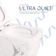 Унитаз подвесной Qtap Tern Ultra Quiet, с сиденьем Slim Duroplast/Soft-close/Quick relase QT17332303ASMR - изображение 4
