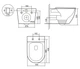 Унитаз подвесной Qtap Robin Ultra Quiet, с сиденьем Slim Duroplast/Soft-close/Quick relase QT13332381АSMR - изображение 8